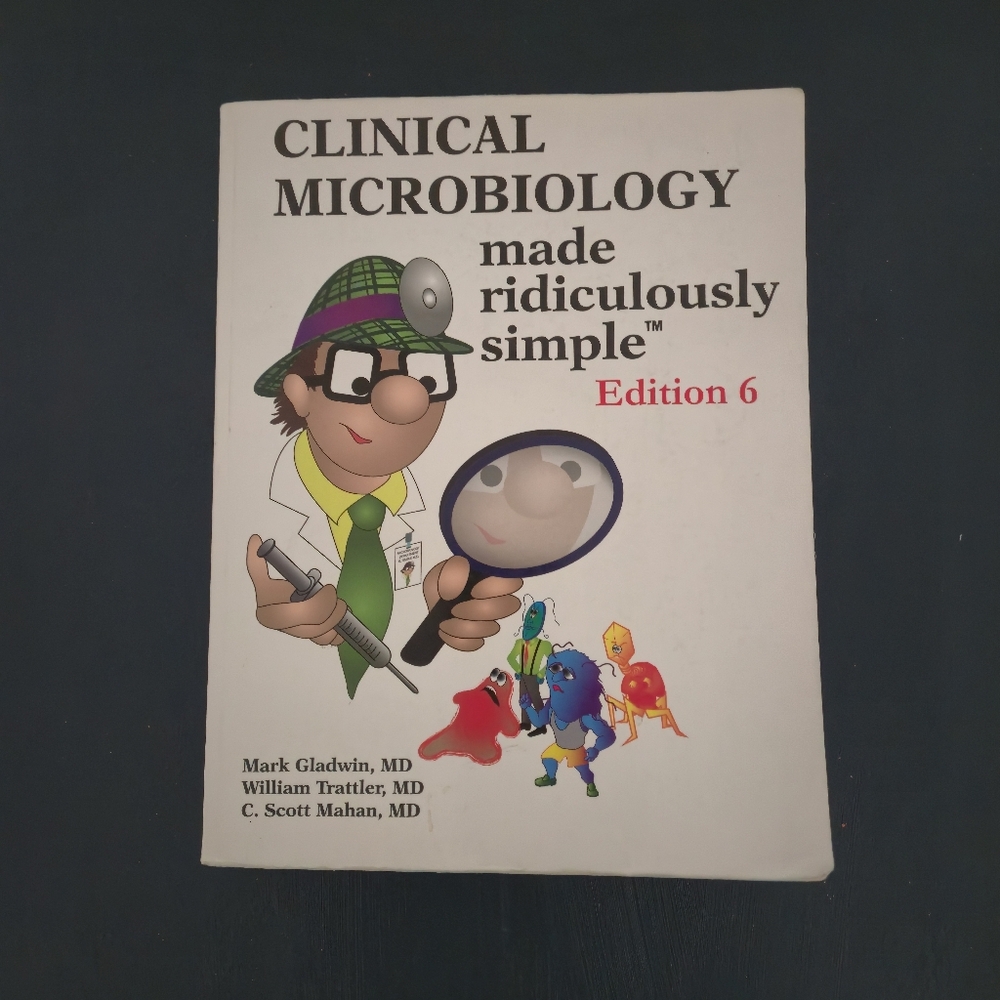 Clinical Microbiology Made Ridiculously Simple 6th Ed. Paperback Good